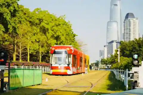 Guangzhou : Laissez-passer d'une journée pour le tramway touristique de Riverside