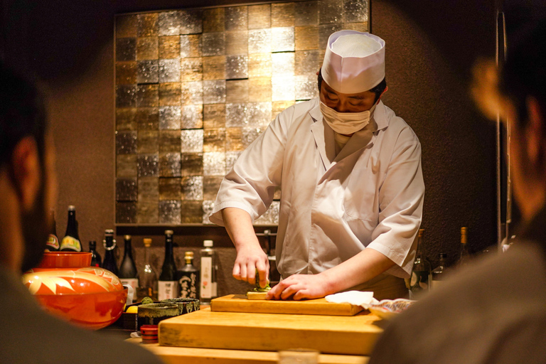 Hochwertiges Sushi &amp; Tempura-Essen in Ginza