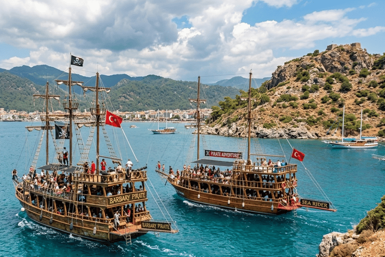 Marmaris: Pirate Boat with BBQ Lunch & Swimming Breaks PIRATE BOAT WITHOUT TRANSFER