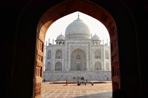 Tour particular com tudo incluído para o Taj Mahal e Agra com trasladosDe Agra: Excursão com tudo incluído ao Taj Mahal e Agra com refeições