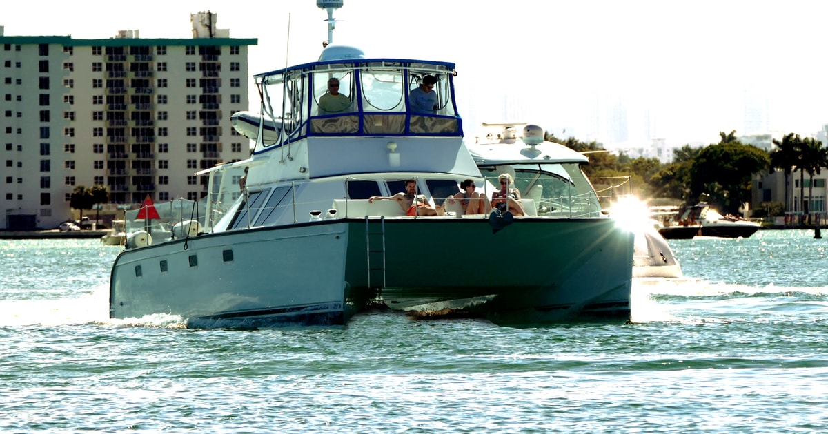 private catamaran charter miami