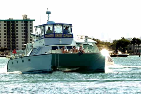 Miami: Private Catamaran Charter Sandbar Sun and Swim