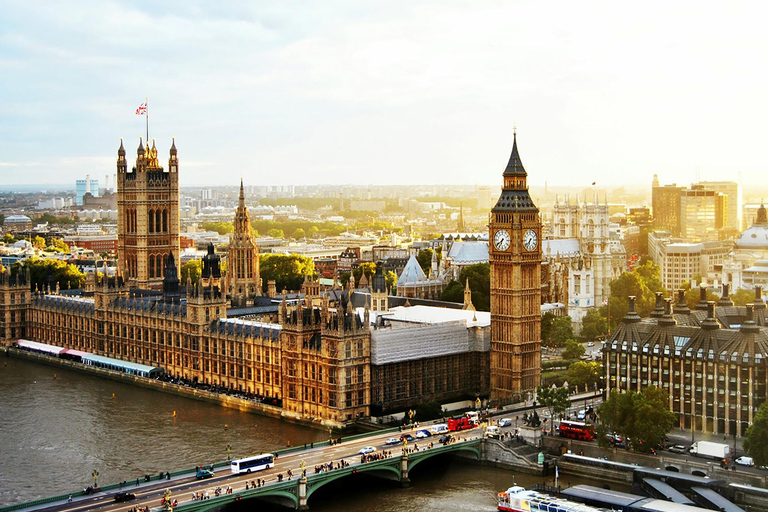 伦敦半日游泰晤士河游船、大笨钟和伦敦塔