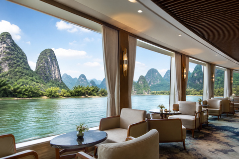 Guilin: Li River Cruise to Yangshuo with Optional Cave Tour 4-Star Cruise Ticket + Lunch + Pickup