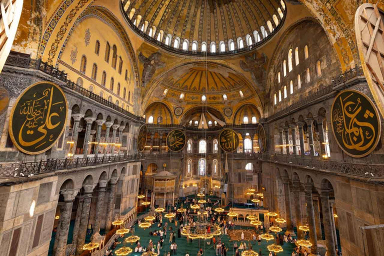 Tour della Basilica di Santa Sofia e della Moschea Blu + Basilica Cisterna opzionaleHagia Sophia, Moschea Blu + Cisterna Basilica e tutti i biglietti