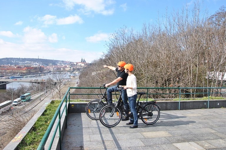 Praag 3-uur durende sightseeingtour per elektrische fiets