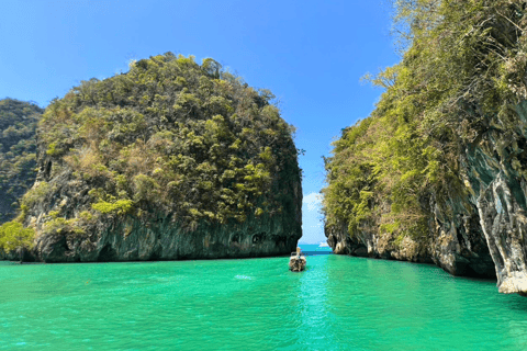 Krabi : Excursion en bateau privé à longue queue dans les îles Hong et plongée en apnéeExcursion privée - Option Speedboat