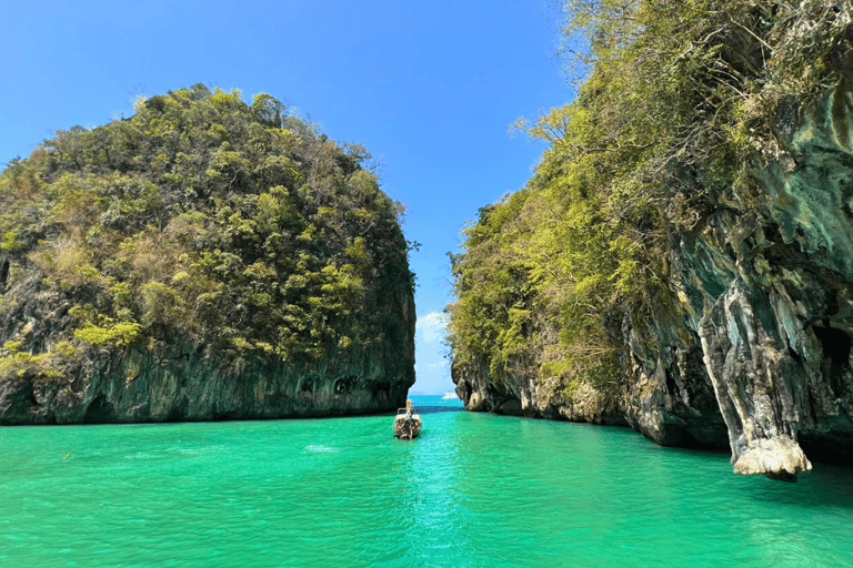 Krabi: Passeio de barco particular com cauda longa e mergulho com snorkel nas Ilhas HongOpção de passeio de lancha particular