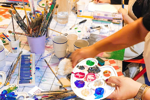 Łódź: English-Language Speak & Paint Workshop
