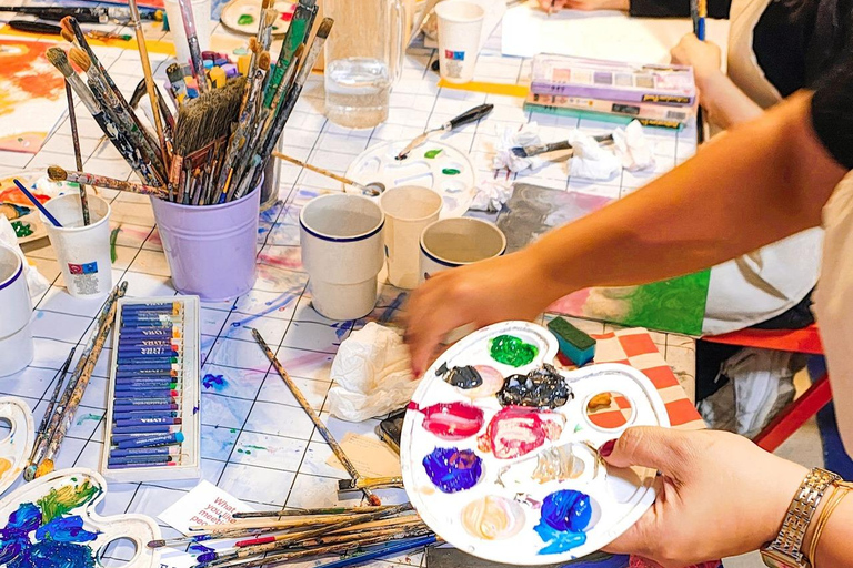 Łódź: English-Language Speak & Paint Workshop