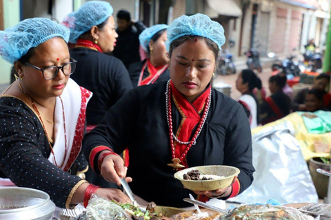 Kathmandu: Tokha Saturday Food Market Tour with Tastings