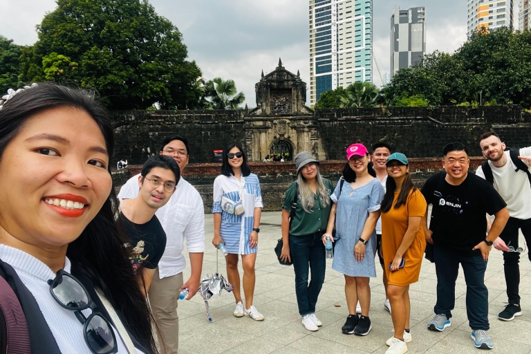 Manille : Visite à pied de l'Intramuros.Manille : L'église San Agustin et la visite à pied d'Intramuros