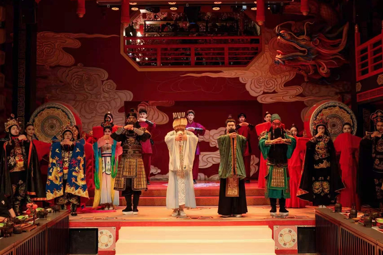 Chengdu: Jinguan Palace Banquet with Dinner/Lunch and Show General Admission (Section B)