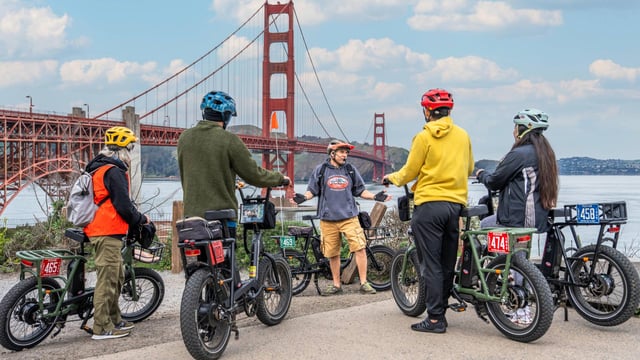 Golden Gate Bridge: tour guidato in bici elettrica a Sausalito