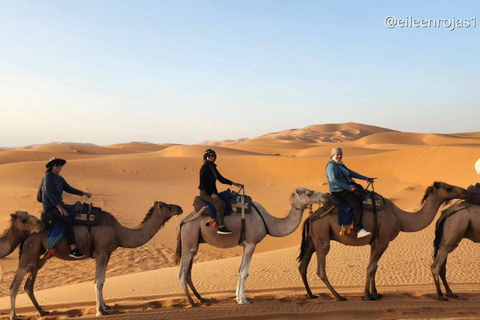 Marrakech: Escursione nel deserto di 3 giorni a Merzouga con trekking a cammello