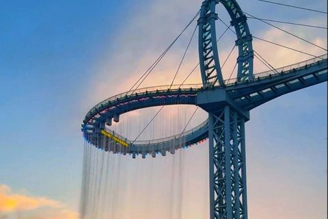 Guangzhou to Huangtengxia: Skywalk/Cable Car/Karts/7D Cinema Skywalk + One-Way Cable Car + One-Way Shuttle Bus