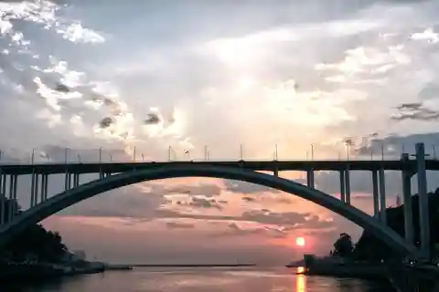 Crucero por los puentes al atardecer en Gaia