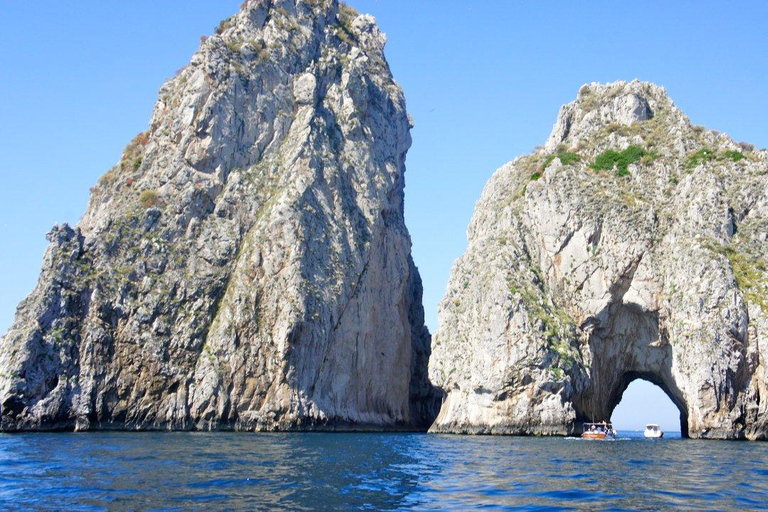 From Positano: Capri Island Group Cruise with Blue Grotto