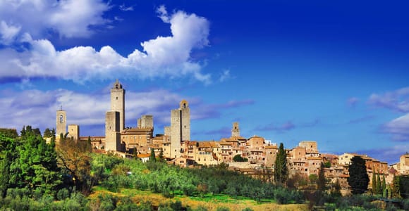 Von Livorno aus: Siena, San Gimignano & Chianti Weinausflüge
