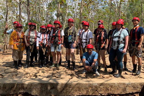 Jomblang Cave , Pindul Cave and Oyo River adventure tour