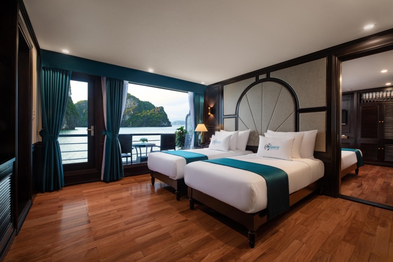3-tägige Lan Ha Bay Viet Hai Dorf 5-Sterne-KreuzfahrtJunior-Suiten mit eigenem Balkon und Badewanne (1. Stock)