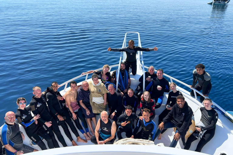 Sharm El Sheikh: Tiran Island Boat Diving & Snorkeling Intro Diving & Snorkeling – No Certification Required