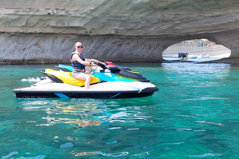 From St. Julian's: Jet Ski Safari to the South of Malta Single Jet Ski: One Jet Ski Per Person