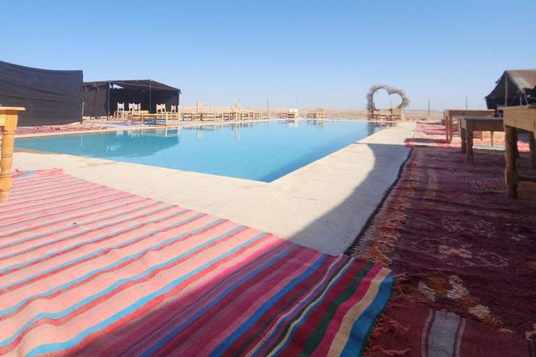 &quot;Désert d&#039;Agafay : Quad, balade à dos de chameau, déjeuner et piscine&quot;