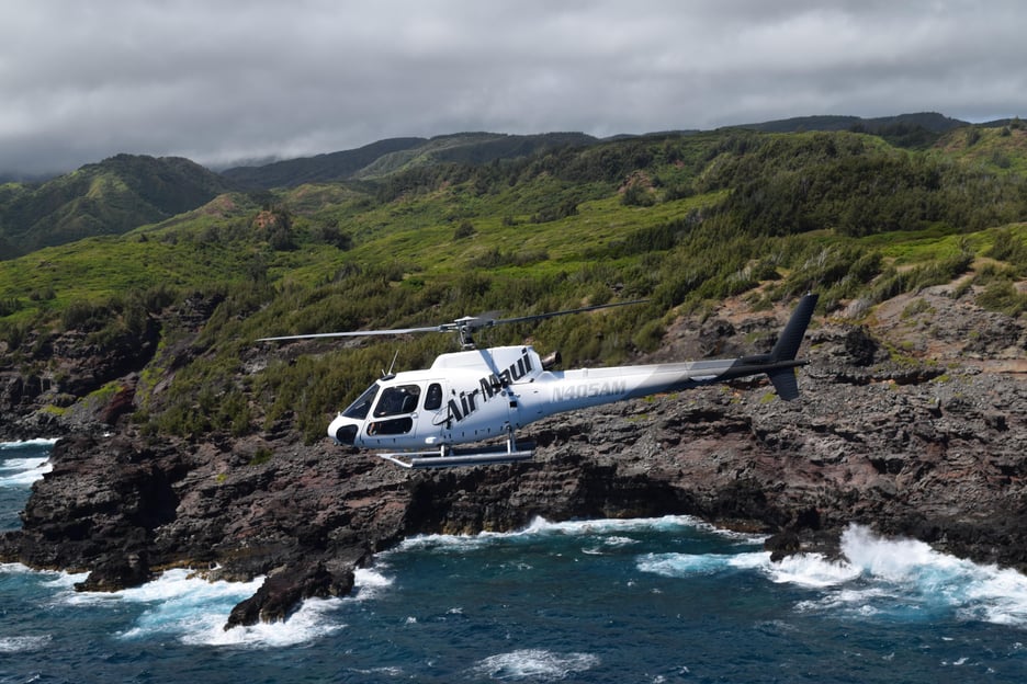 Excursion spéciale de 45 minutes en hélicoptère à l&#039;ouest de Maui et Molokai