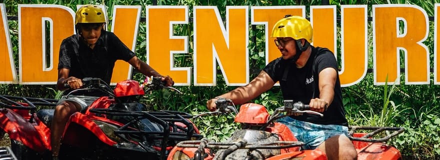 Ubud : Randonnée en quad, forêt de singes et rizière de Tegalalang