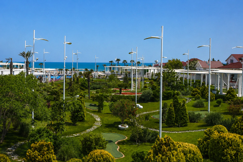 Baku:Private Amburan Beach Club Day Trip with Hotel Transfer