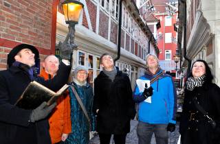 Hamburg: Interaktive Krimi-Theater-Führung auf Deutsch