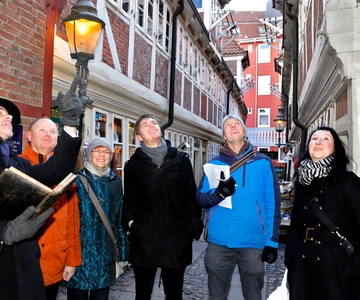 Hamburg: Interactive Crime Theater Tour in German