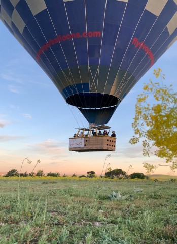 Visit Segovia Hot-air balloon ride with cava toast & picnic in Segovia, Spain