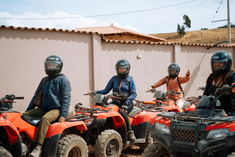 From Cusco: Moray and Maras Salt Mines Quad Bike Tour 1 person on an ATV (No Pickup Included)