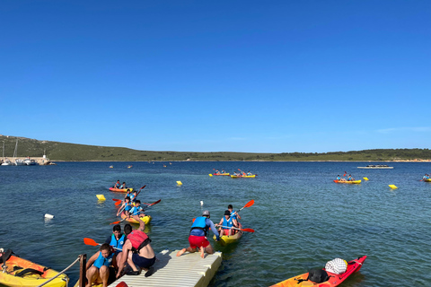 Menorca: Aventura de mergulho com caiaque e reserva marinha