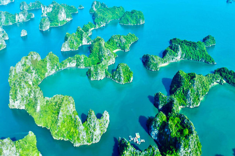 Hanoi: Aurora Halong Day Cruise - Lunch, Kayak, Swim, Cave from Halong: Cruise with Buffet, Kayaking (No transfer)