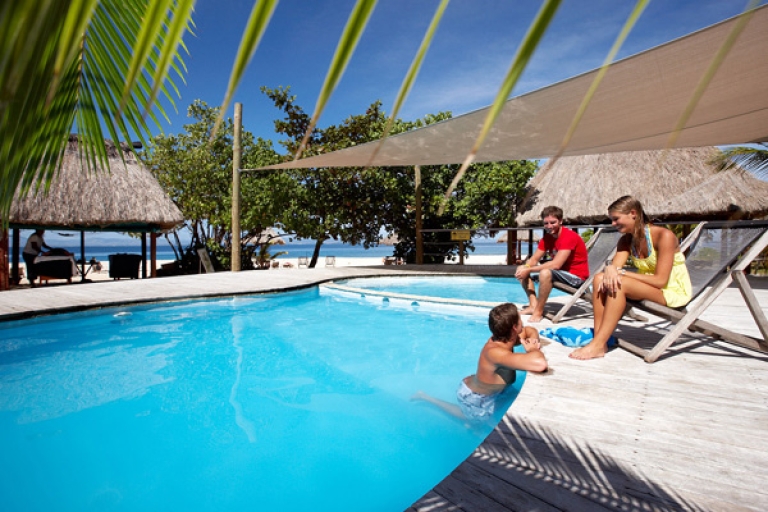 Fiji: South Sea Island Tour met cruise, snorkelen en barbecuelunchTransfers van Coral Coast/Sonaisali/Natadola/Momi Bay
