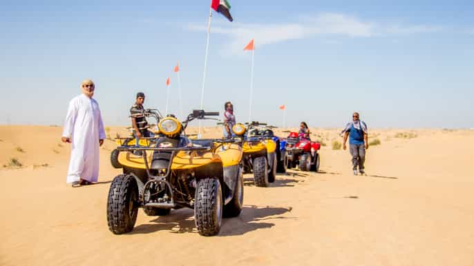 safari matutino en quad (atv) por dubái