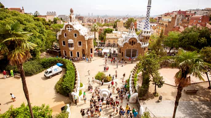 barcelona park güell admission ticket