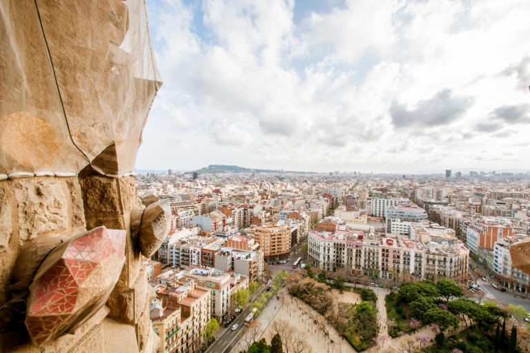 Sagrada Família i wieże: wstęp priorytetowy i przewodnikWycieczka dwujęzyczna z preferowanym j. niemieckim o 16.00