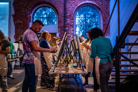 Neonfarben und Wein in WarschauNeonfarbe und Wein in Warschau