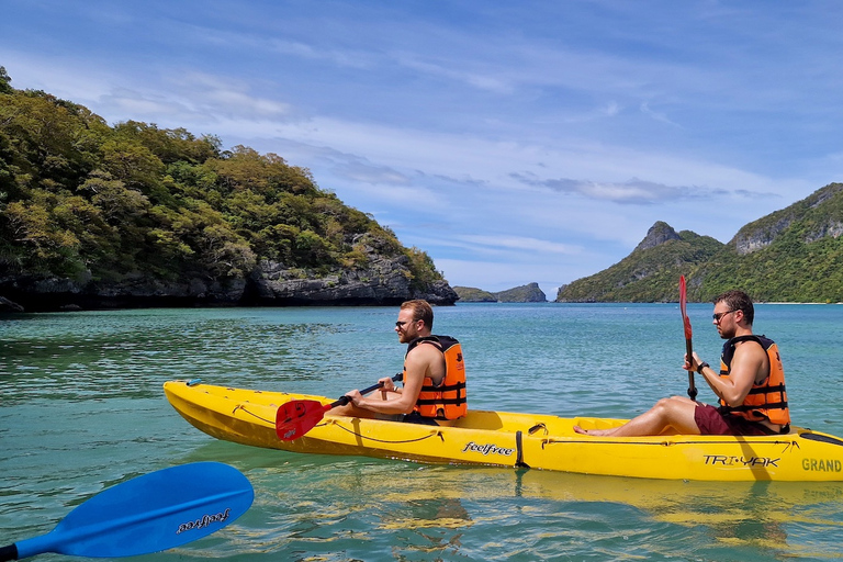 Koh Pha Ngan: Day Tour Ang Thong with Kayak, Snorkel & Lunch Option 1: Hotel Pick up in Koh Pha Ngan