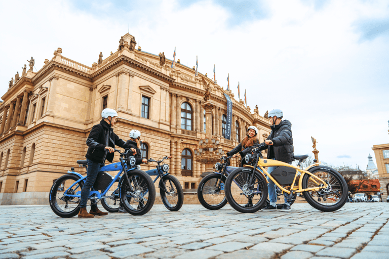 Praga: Il grande tour della città in Fat e-Bike