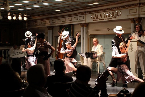 Buenos Aires : Spectacle de tango de gala avec dîner facultatifDîner et spectacle avec transferts réguliers