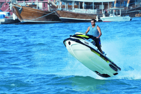 Doha: Adrenaline-Filled Jet Ski Tour at Katara Beach 60-minute jet ski ride