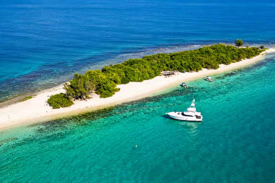 Erlebnis auf der Privatinsel Lime Cay mit Mittagessen & Transfer. Foto: GetYourGuide Erlebnis auf der Privatinsel Lime Cay mit Mittagessen & Transfer. Foto: GetYourGuide