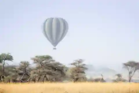 Quatro dias de balão no Serengeti