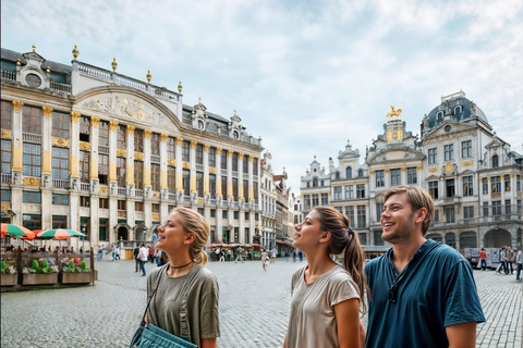 布鲁塞尔私人家庭之旅。亮点、品尝和博物馆布鲁塞尔：精华游、品尝美食和博物馆私人家庭游
