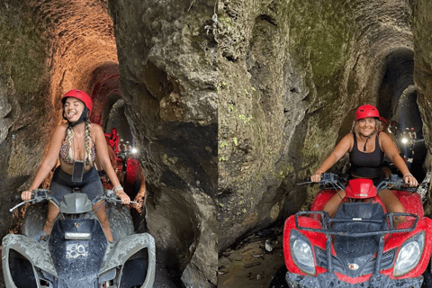 Ubud: ATV-tur i djungel, vattenfall och tunnel &amp; lunchalternativEnkel fyrhjuling (1 cykel för 1 person) med upphämtning och avlämning i Ubud